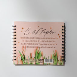 Двойной блокнот С 8 Марта, 48 листов - Artfox фото 5