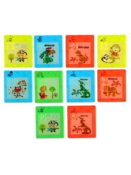 Цена за 3 шт. Головоломка - пятнашки «Животные», МИКС