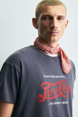 PEPSI  PEPSICO LOGO T-SHIRT - Zara фото 5