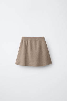 FALDA PUNTO TABLAS / Tostado - Zara фото 4