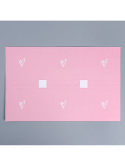 Цена за 5 шт. Коробка кондитерская для муссовых пирожных «Сердечки», 27×17.8×6.5 см