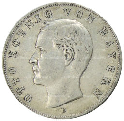 3 марки 1910 года D Германия (Бавария)