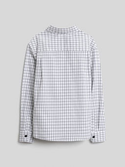 ACOOLA / Сорочка верхняя детская для мальчиков Bogdan черно-белая клетка  фото 2