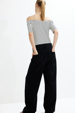 Top off-the-shoulder en punto - H&m фото 5