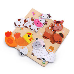 Пазл-вкладыш "Животные фермы"