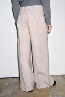 STRUCTURED WIDE LEG TROUSERS ZW COLLECTION