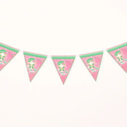 Растяжка "Русалка" 20 x16.5 см, 8 флажков