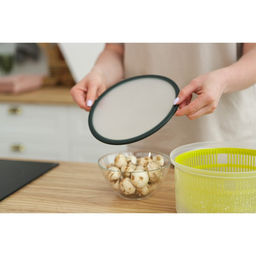 Вакуумная крышка для посуды Доляна, d=22,5 см, цвет зелёный  фото 13