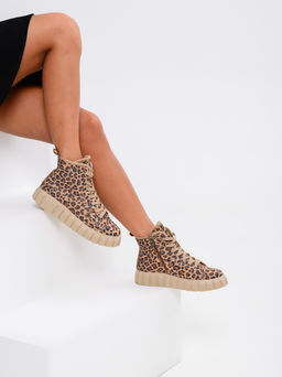 Ботинки EDART 217.91505be. Коричневый леопард/шерсть фото 13