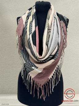 Теплый зимний платок из 100% кашемира,