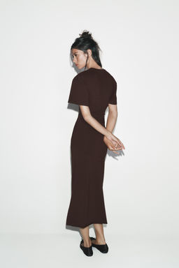 DRAPED LONG DRESS - Zara фото 7