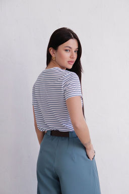 11023 Топ базовый из хлопка - Martichelli фото 4