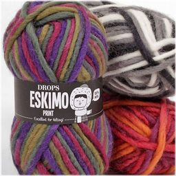Цена за 10 мотков пряжи ESKIMO PRINT