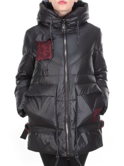 8912 BLACK Куртка зимняя женская CORUSKY (200 гр. холлофайбера) - Fashion фото 2