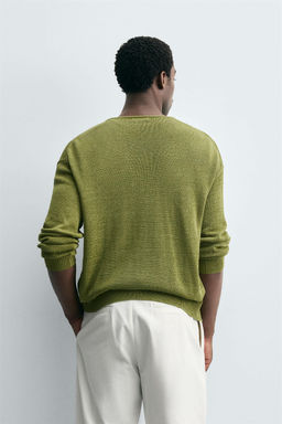 LINEN BLEND CARDIGAN - Zara фото 3
