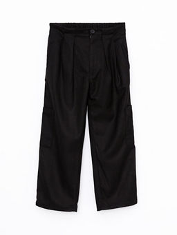 Beli Lastikli Basic Gabardin K?z ?ocuk Kargo Pantolon - Waikiki фото 3