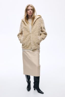 Chaqueta de borreguito con capucha - H&m фото 6