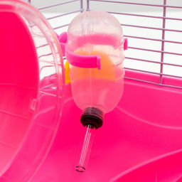 Клетка для грызунов Пижон, 31 х 24 х 46 см, розовая  фото 8