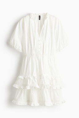 Vestido en plumeti de algod?n