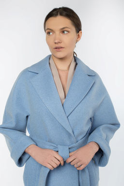 Пальто женское демисезонное Classic Reserve (пояс) - El podio фото 7