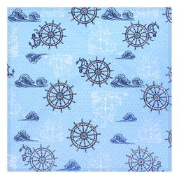 Морское путешествие Салфетки сервировочные, комплект 4шт, 45х45см, плотность 186г/м2, премиум хлопок 100%, Домашняя мода (Россия)  фото 5