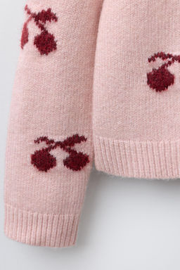 CHERRY KNIT CARDIGAN - Zara фото 4
