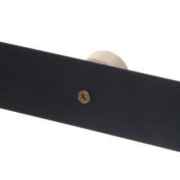 Цена за 2 шт. Крючки надверные на планке "ЛОФТ ВОСТ", цвет черный, 30*18см (Лейбл Селфи)