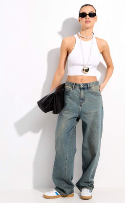 Джинсы F512-01-1 l.blue