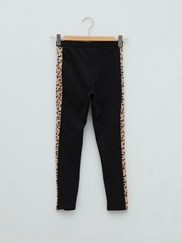 Beli Lastikli Bask?l? K?z ?ocuk Tayt - Waikiki фото 2