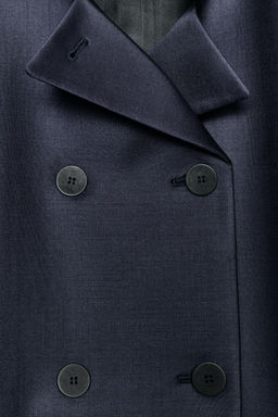 BLAZER ENTALLADA CONTRASTE ZW COLLECTION / Marino - Zara фото 7