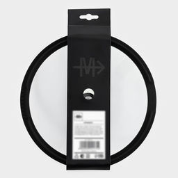 Крышка Magistro, d=24 см, со сливом, с силиконовым ободком и ручкой, жаропрочное стекло