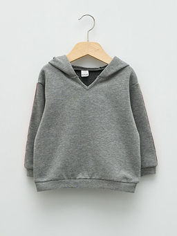 Uzun Kol Basic K?z Bebek Hoodie