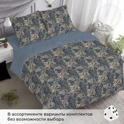 Постельное бельё Лоренце (бязь премиум) 2 сп. с Евро/Пододеяльник: 1 шт. - 215*175; Простыня: 1 шт. - 215*240; Наволочка: 2 шт. - 70*70; Премиум