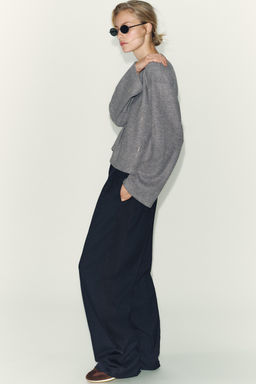 SPARKLY RIBBED JUMPER - Zara фото 4