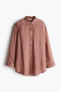Camisa oversize de ramio