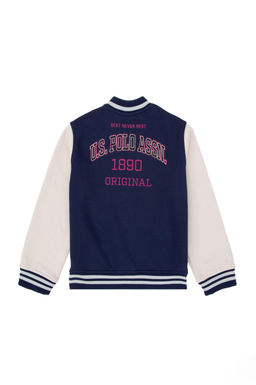Темно-синий свитшот для девочки Неожиданная скидка в корзине - U.s. polo assn фото 4