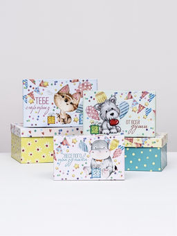 Набор коробок 10 в 1 «Праздничное настроение», 30×19×11.5 - 12×6.5×4 см