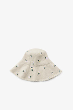 FLORAL EMBROIDERED BUCKET HAT