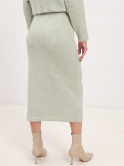 Юбка трикотажная KATHARINA KROSS KK-SKT-006Kn-салатовый  фото 2
