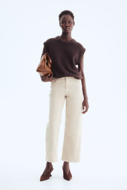Wide High Waist Ankle Jeans - H&m фото 7