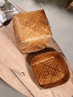 Корзинка плетёная «Марокко», 23×23×30 см