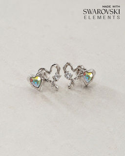 Серьги с кристаллами Swarovski
