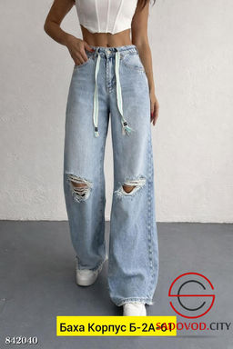 Джинсы с высокой посадкой