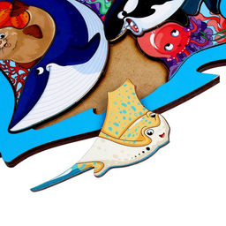 Рамка - вкладыш «Морские друзья», 20 деталей