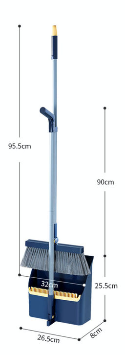 Набор для уборки с ветрозащитным совком разборный в индивидуальной упаковке - Boomjoy фото 3