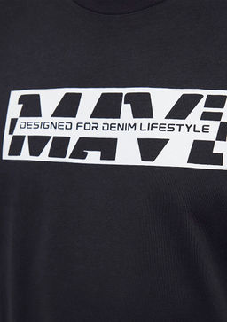 Mavi Logo Bask?l? Siyah Tisort  фото 6