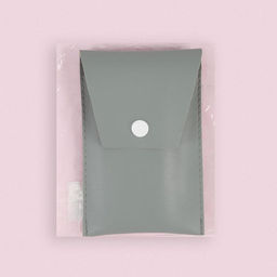 Набор кистей для макияжа «Парфе», 5 предметов, футляр на кнопке, цвет серый