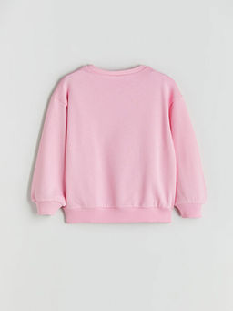 Bisiklet Yaka Kuromi Bask?l? K?z ?ocuk Sweatshirt