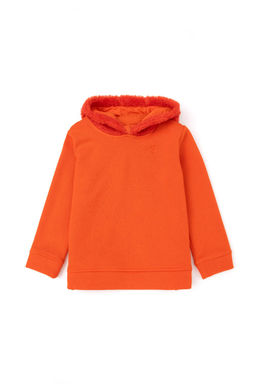 U. S. Polo Assn / Оранжевый свитшот для девочки