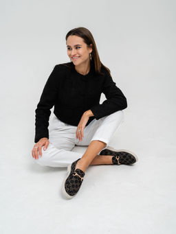 Лоферы туфли 172.1841be.Черный гуччи